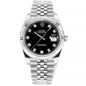 Rolex watch silver