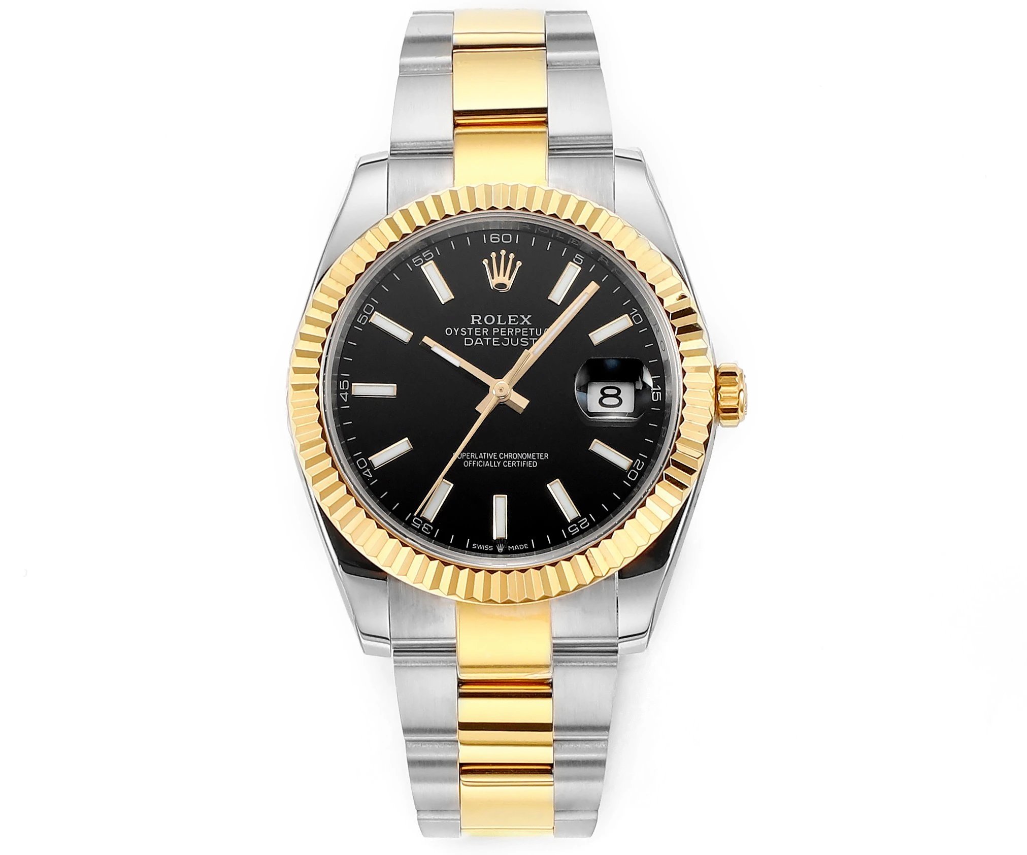 Rolex watch silver