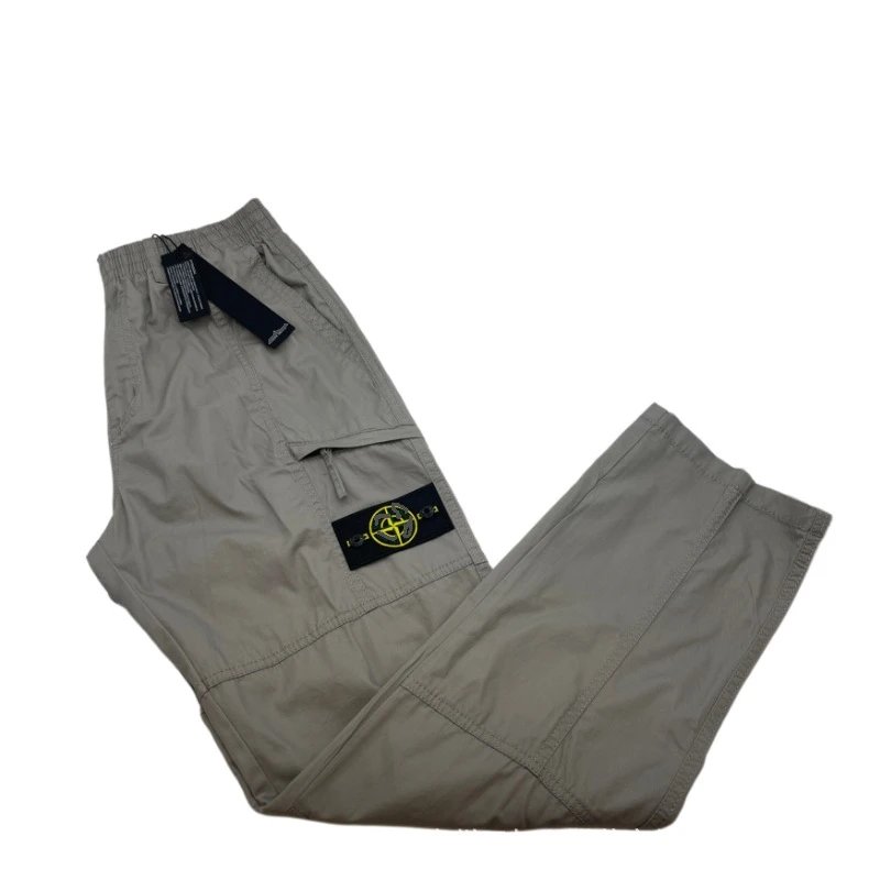 Stone Island black cargo pants in utility-inspired style - Image 5