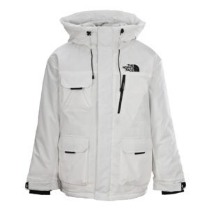 The North Face shell jacket white