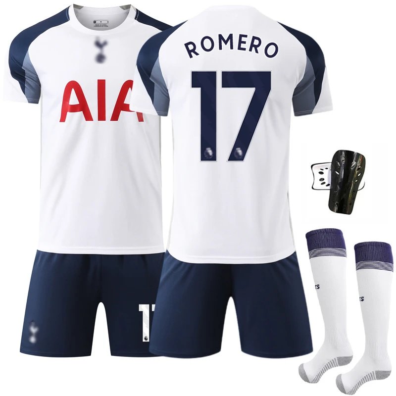 Tottenham Hotspur white football jersey in retro sports style - Image 11