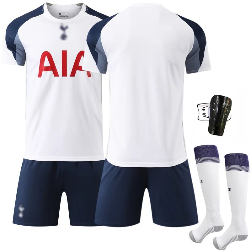 Tottenham Hotspur white football jersey in retro sports style - Image 13