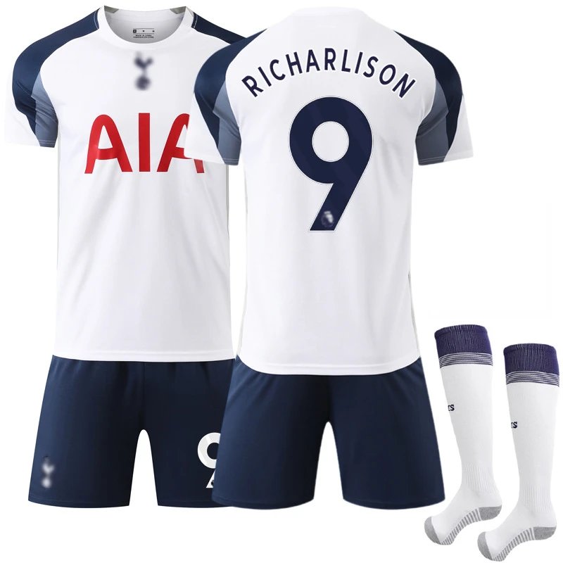 Tottenham Hotspur white football jersey in retro sports style - Image 3