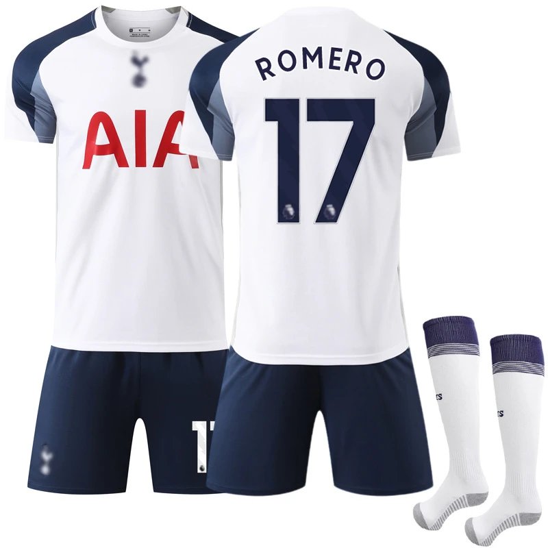 Tottenham Hotspur white football jersey in retro sports style - Image 5