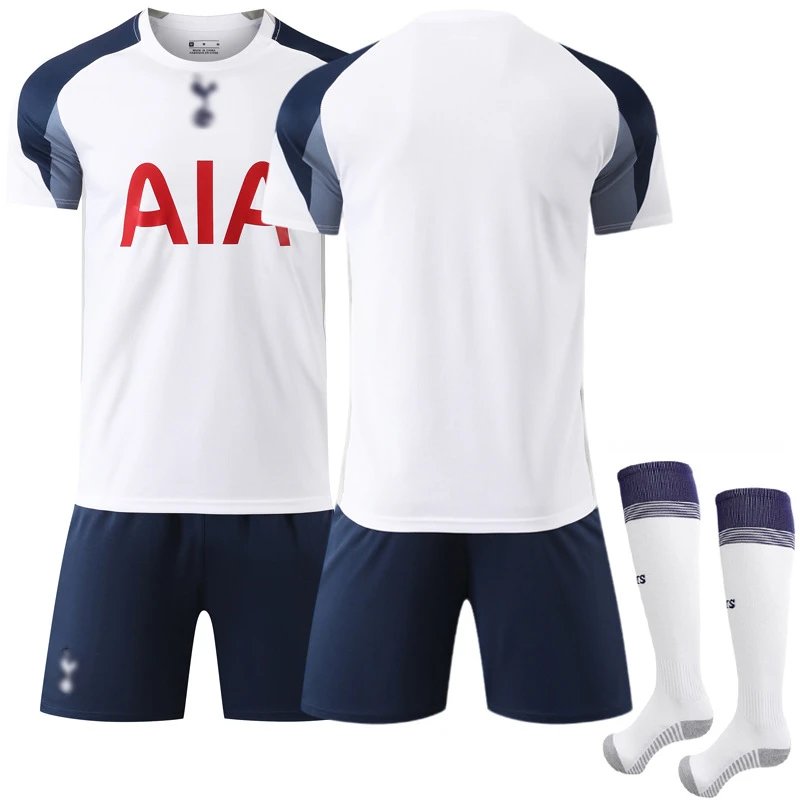Tottenham Hotspur white football jersey in retro sports style - Image 7