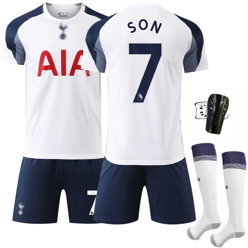 Tottenham Hotspur white football jersey in retro sports style - Image 8