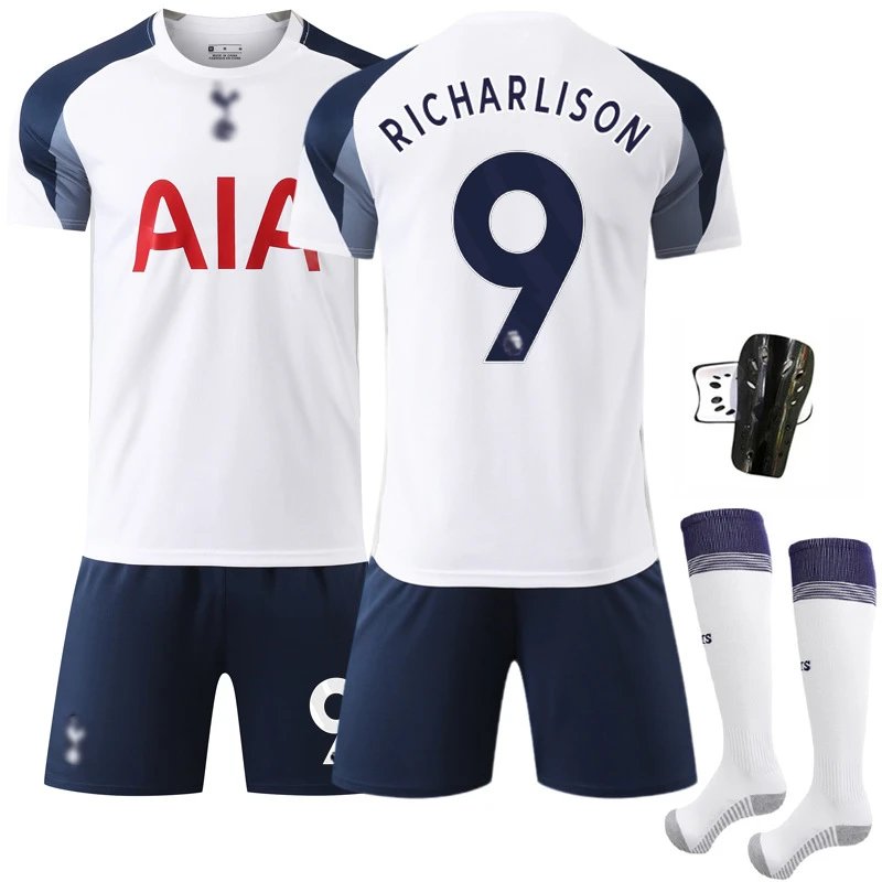 Tottenham Hotspur white football jersey in retro sports style - Image 9