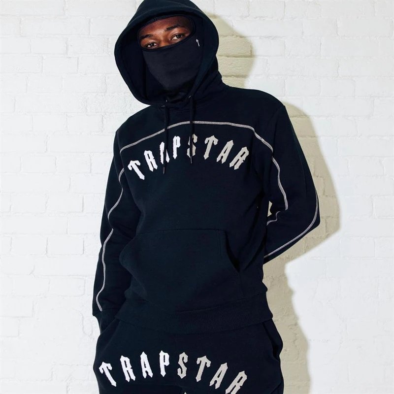 Trapstar camouflage hoodie black