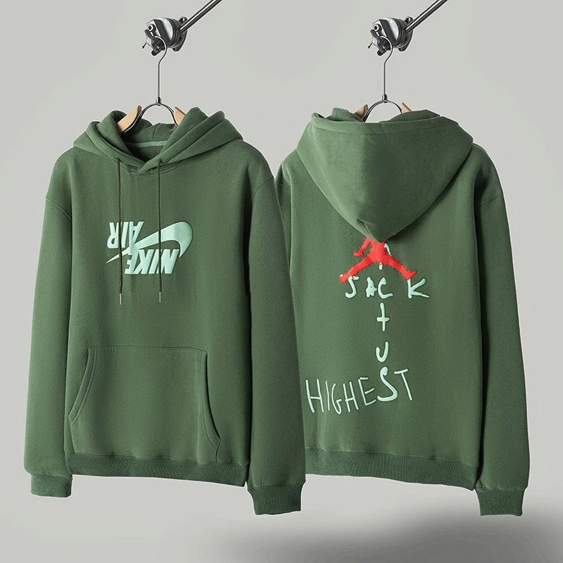 Travis Scott black hoodie in relaxed streetwear style - Image 2