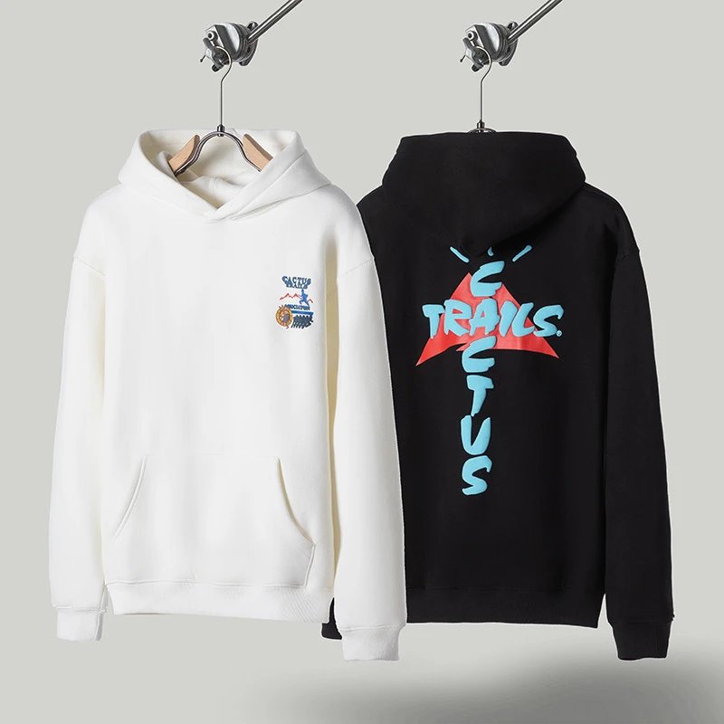 Travis Scott black hoodie in relaxed streetwear style - Image 11