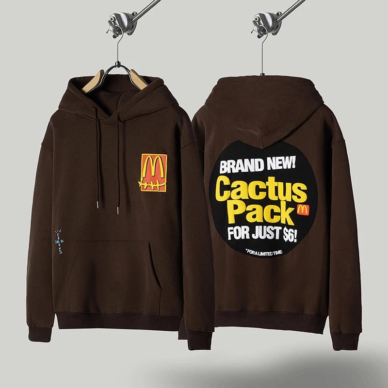 Travis Scott black hoodie in relaxed streetwear style - Image 13