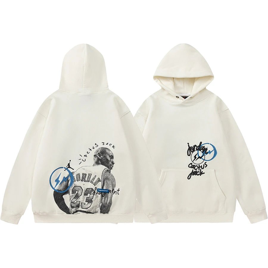 Travis Scott black hoodie in relaxed streetwear style - Image 17