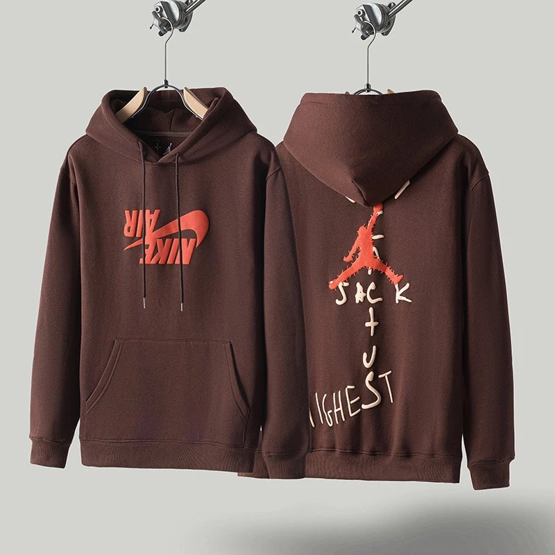 Travis Scott black hoodie in relaxed streetwear style - Image 3