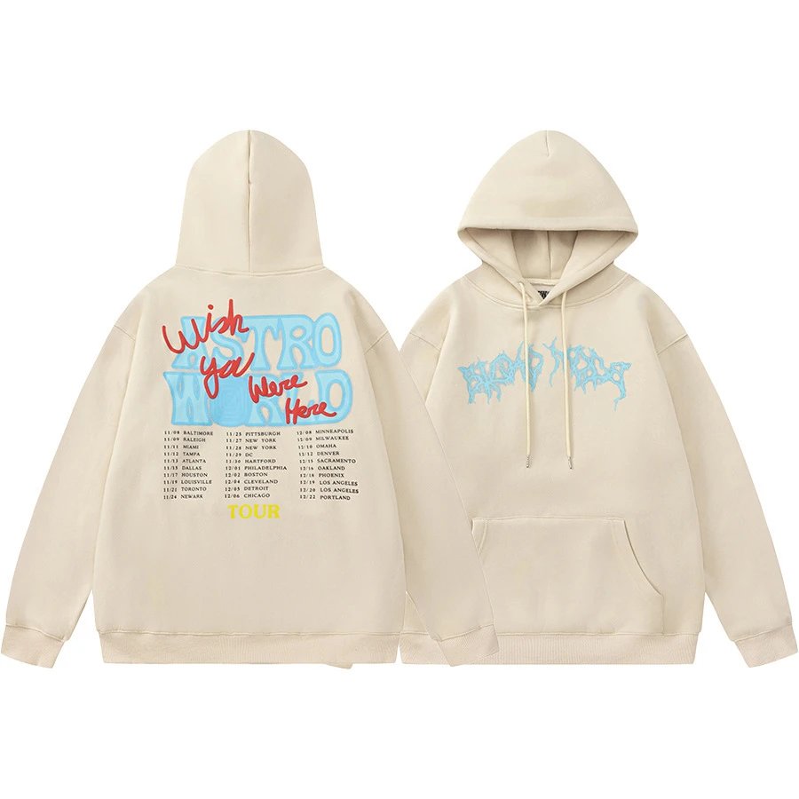 Travis Scott black hoodie in relaxed streetwear style - Image 23