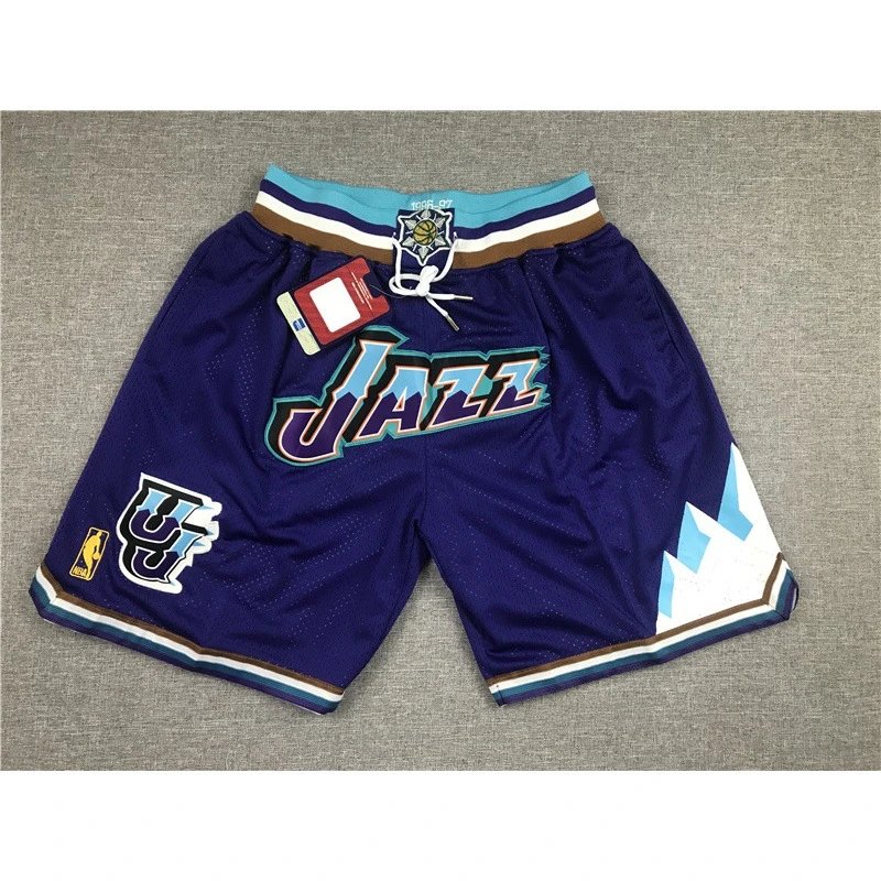Utah Jazz purple basketball jersey in retro sports style - Image 35