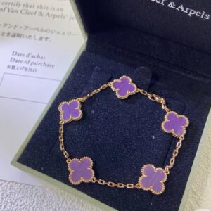 Van Cleef & Arpels necklace purple