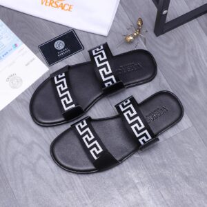 Versace slides black