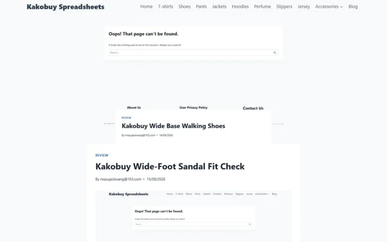 Kakobuy Brand Series Check visual guide for kakobuy