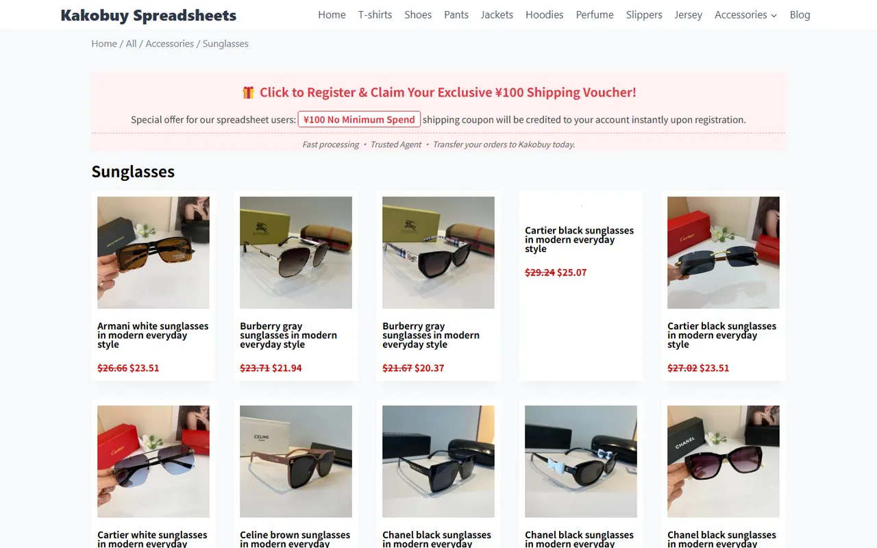 Kakobuy Eyewear Case Buying Guide visual guide for kakobuy