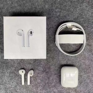 Apple AirPods wireless earbuds gray