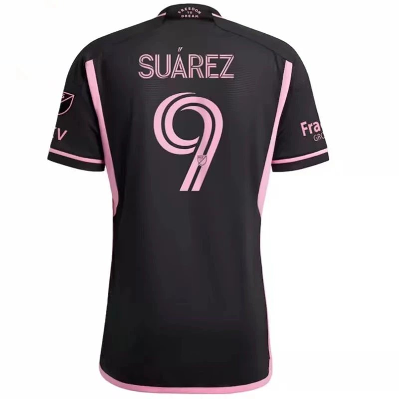 Inter Miami pink football jersey in retro sports style - Image 5