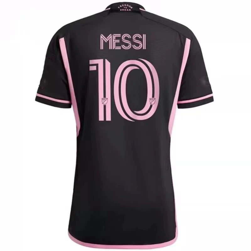 Inter Miami pink football jersey in retro sports style - Image 7