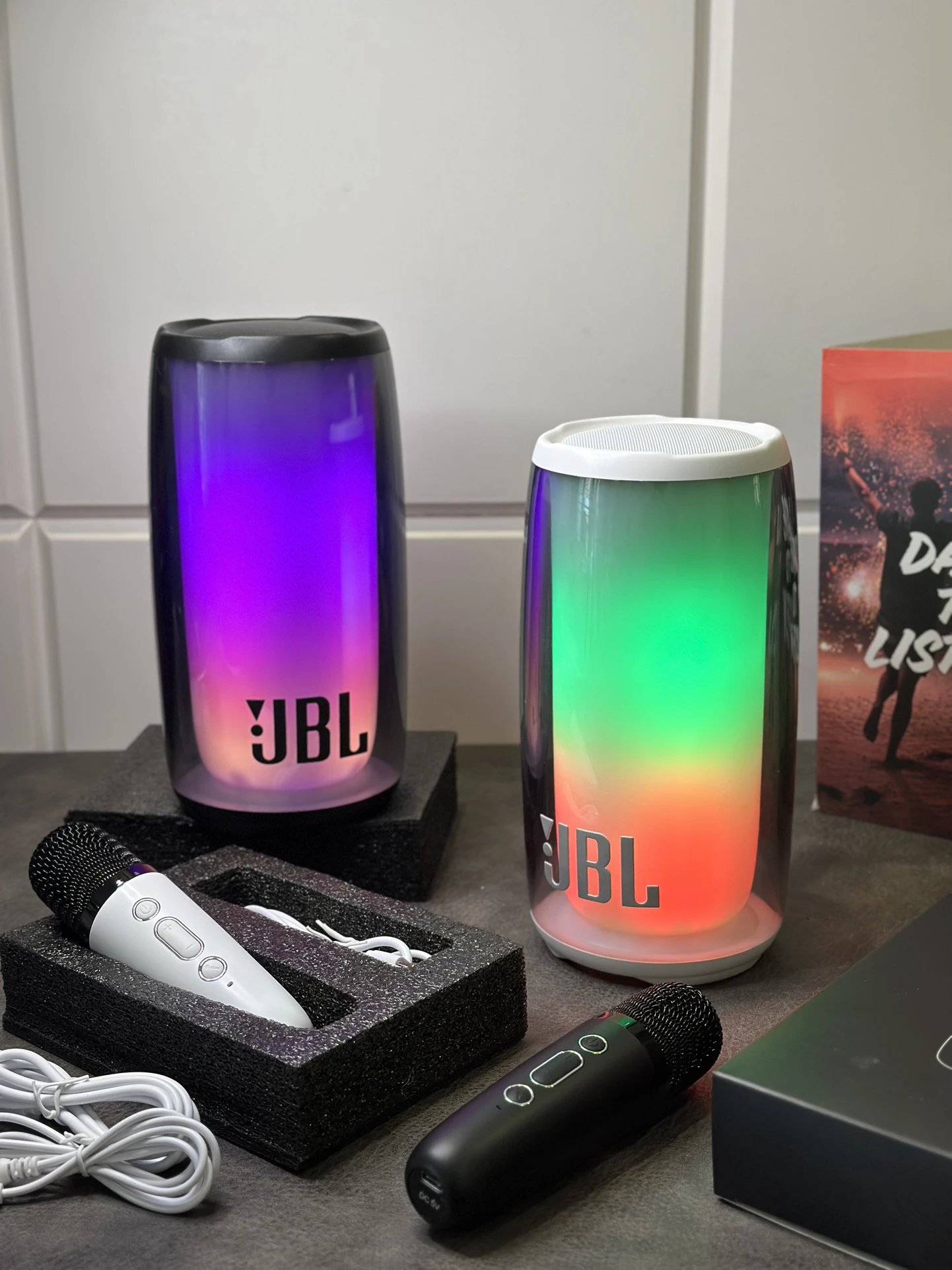 JBL portable speaker gray