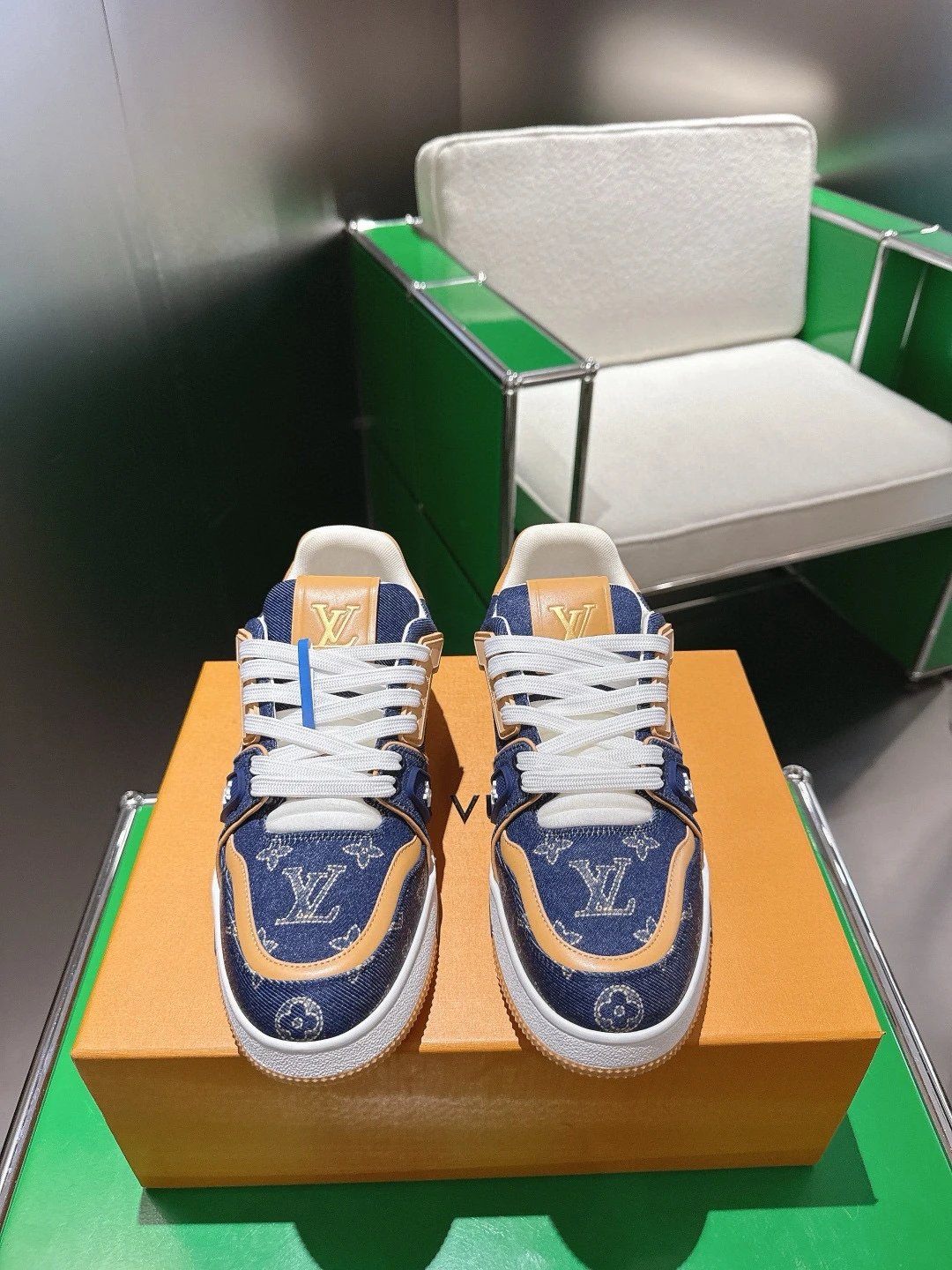 Louis Vuitton sneakers blue