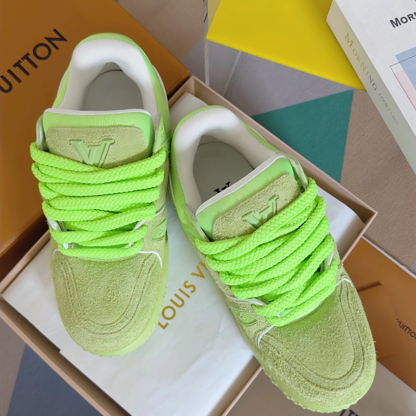 Louis Vuitton sneakers green