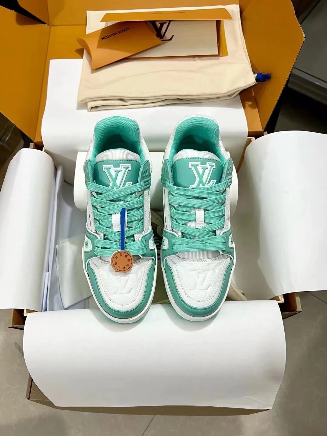 Louis Vuitton sneakers green