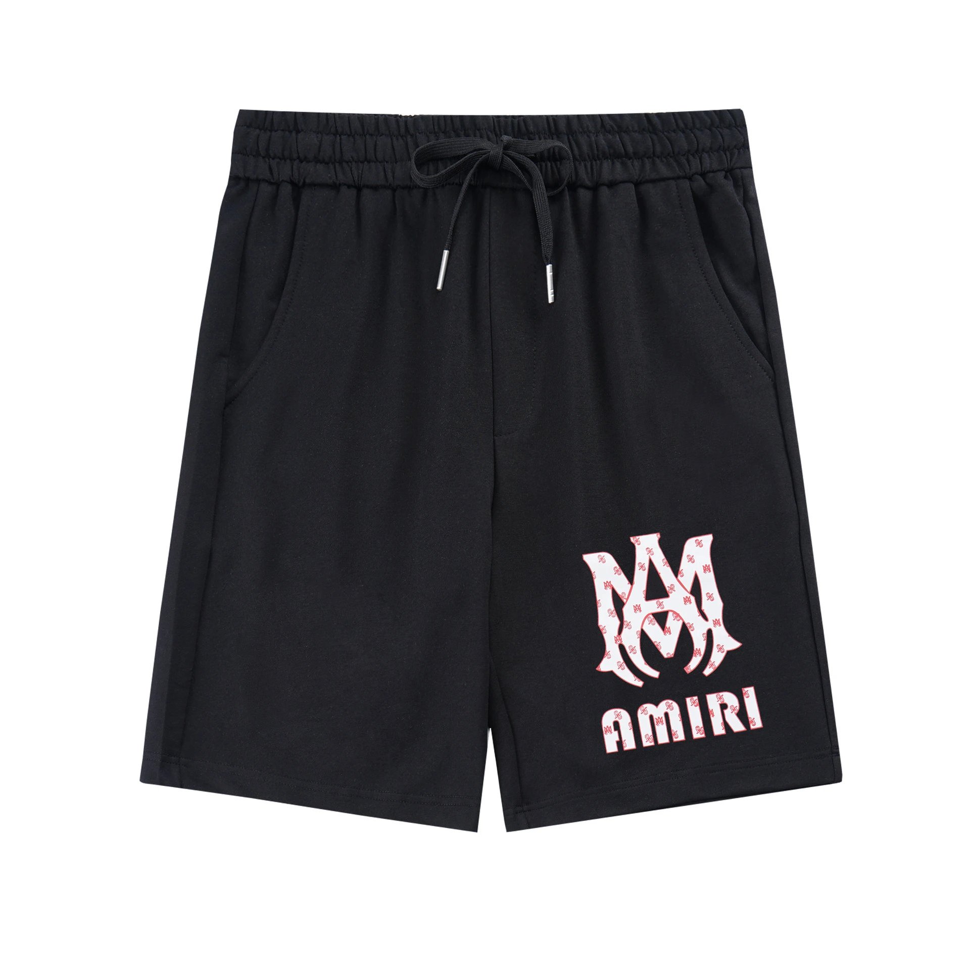 Palm Angels blue athletic shorts in sport-casual style - Image 2