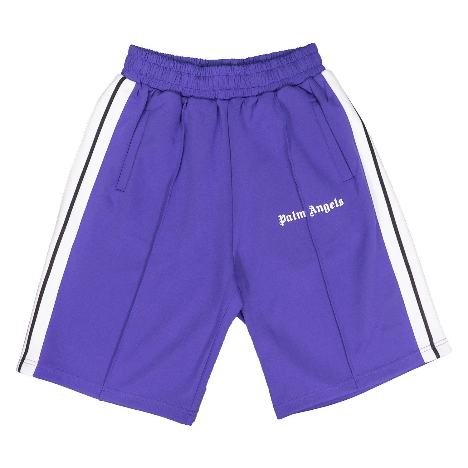 Palm Angels blue athletic shorts in sport-casual style - Image 15
