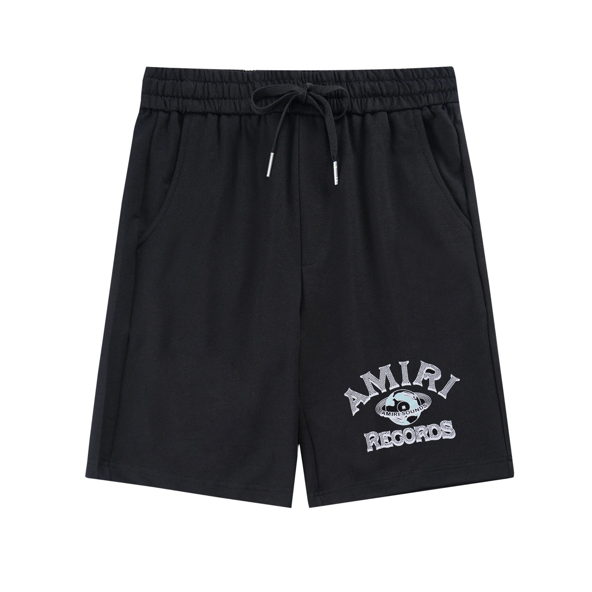 Palm Angels blue athletic shorts in sport-casual style - Image 6