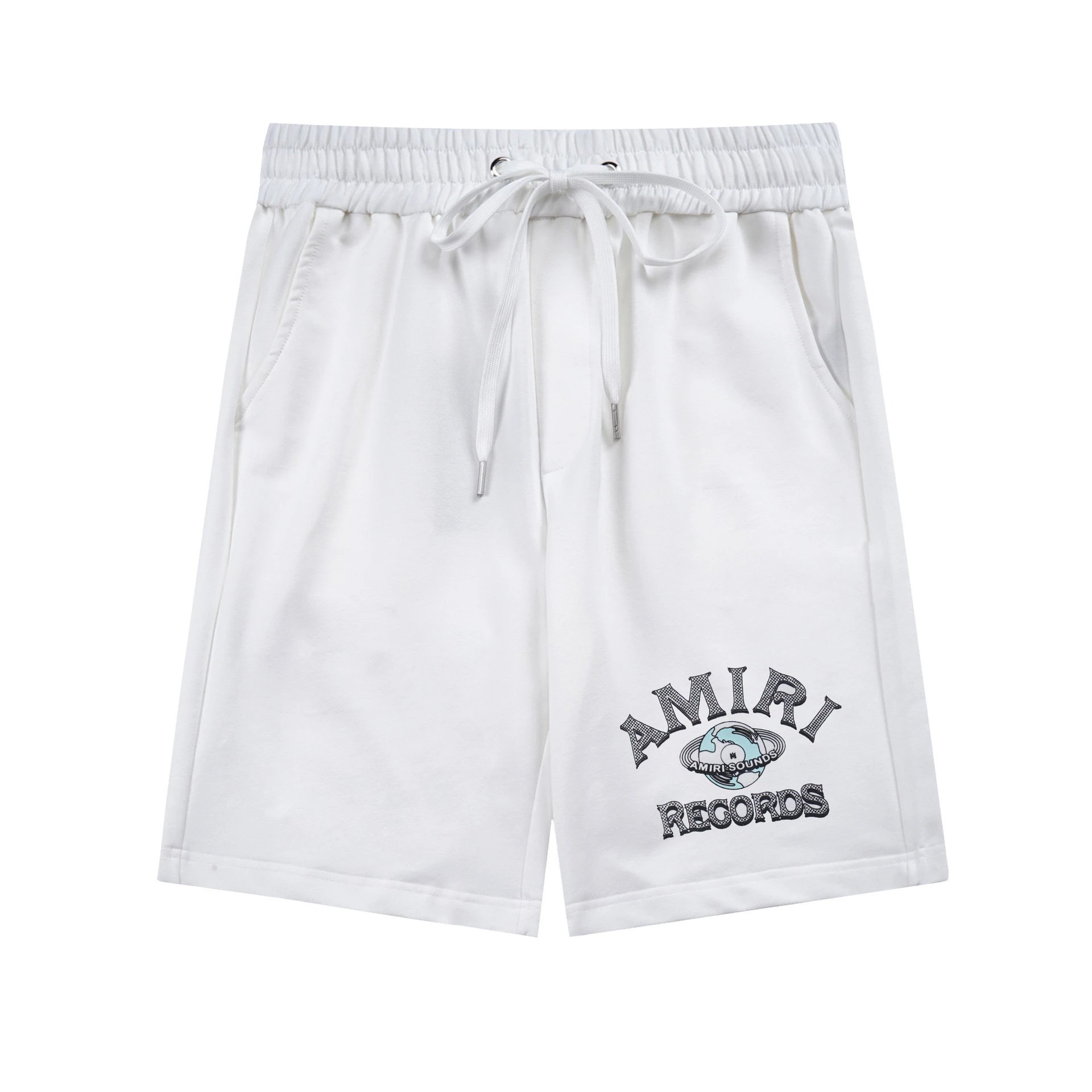 Palm Angels blue athletic shorts in sport-casual style - Image 7