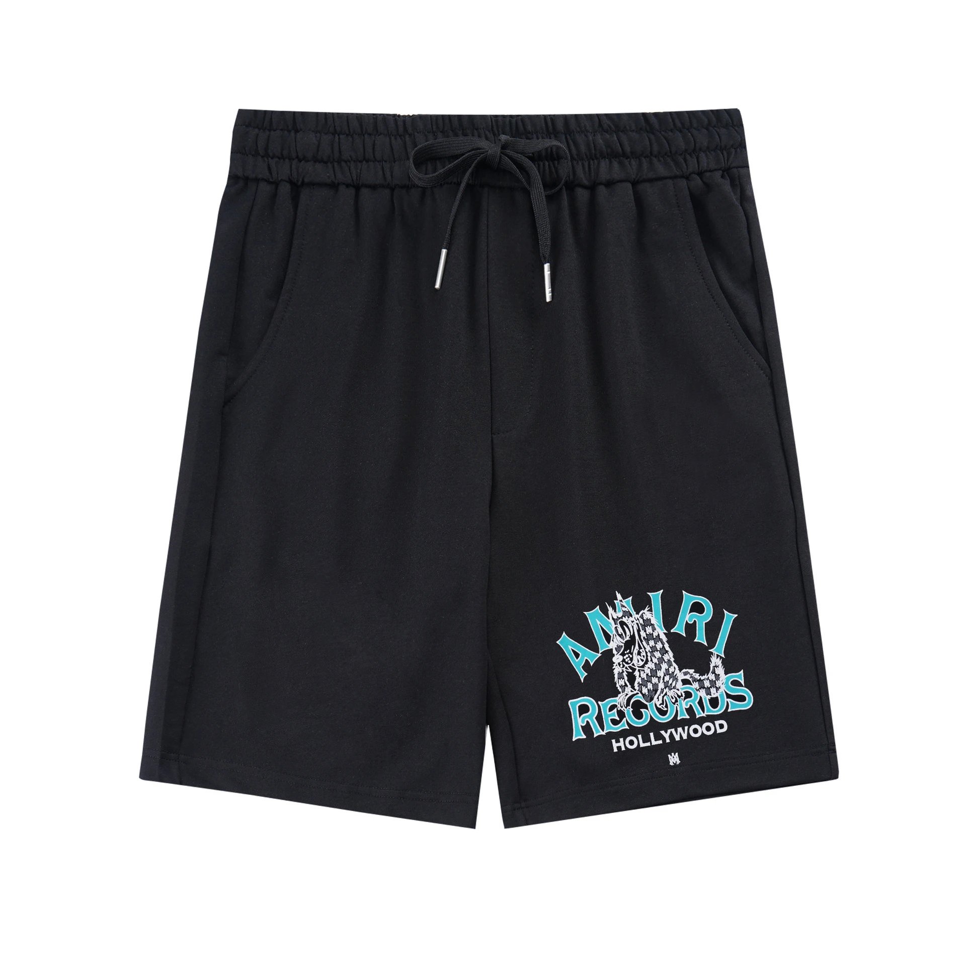 Palm Angels blue athletic shorts in sport-casual style - Image 8